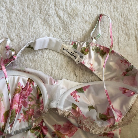 For Love & Lemons Melrose Pleated Bra - Ivory - Picture 7 of 12